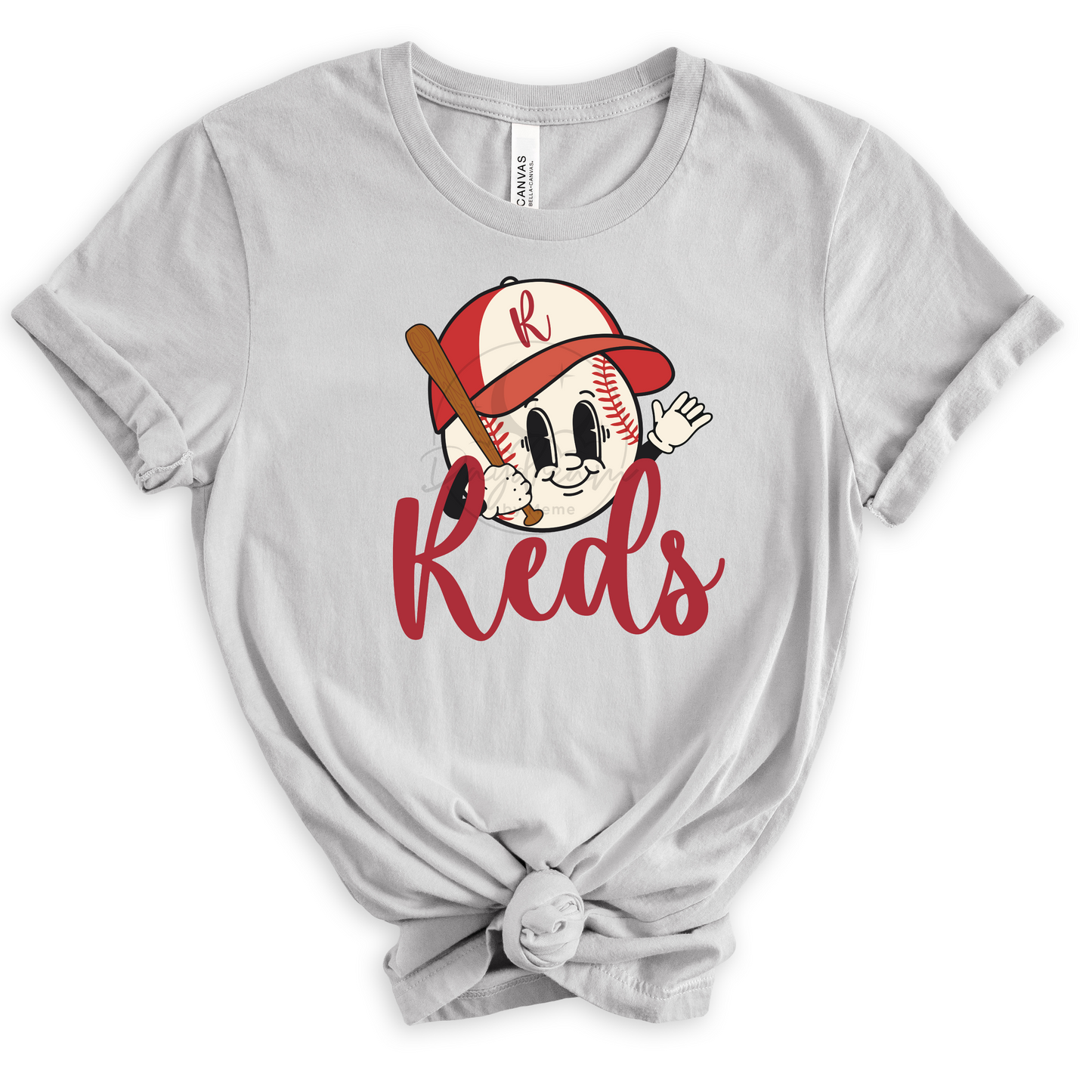 Cartoon Reds Ball Tee