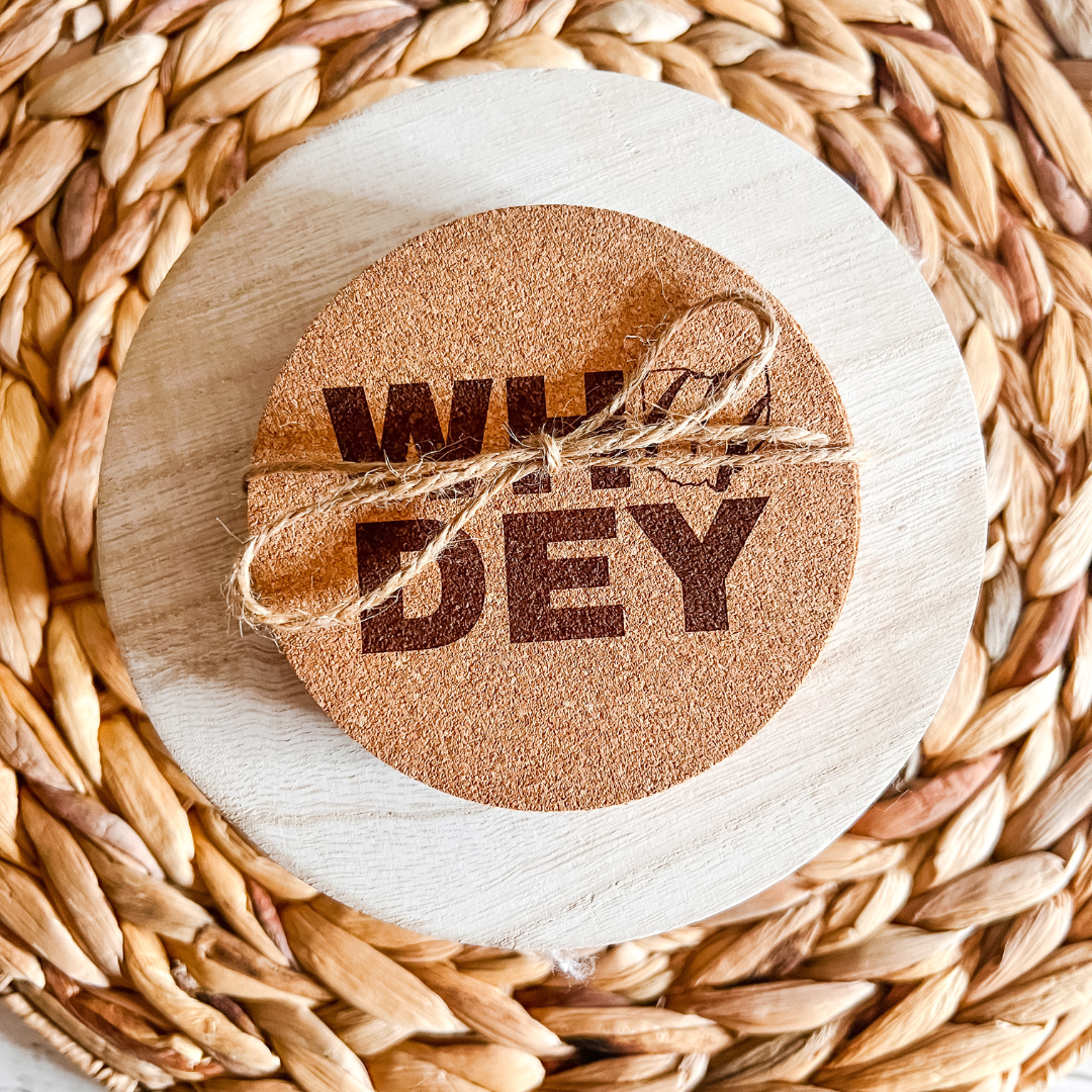 Who Dey Coaster Set