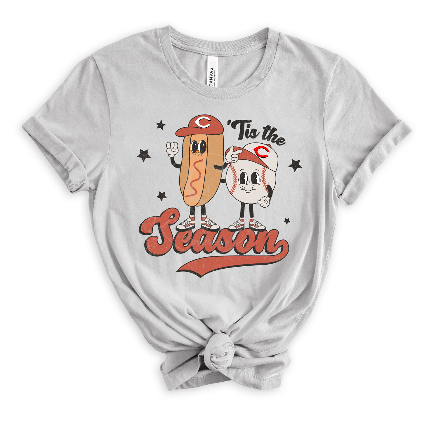 Hotdog & Baseball Reds T-Shirt