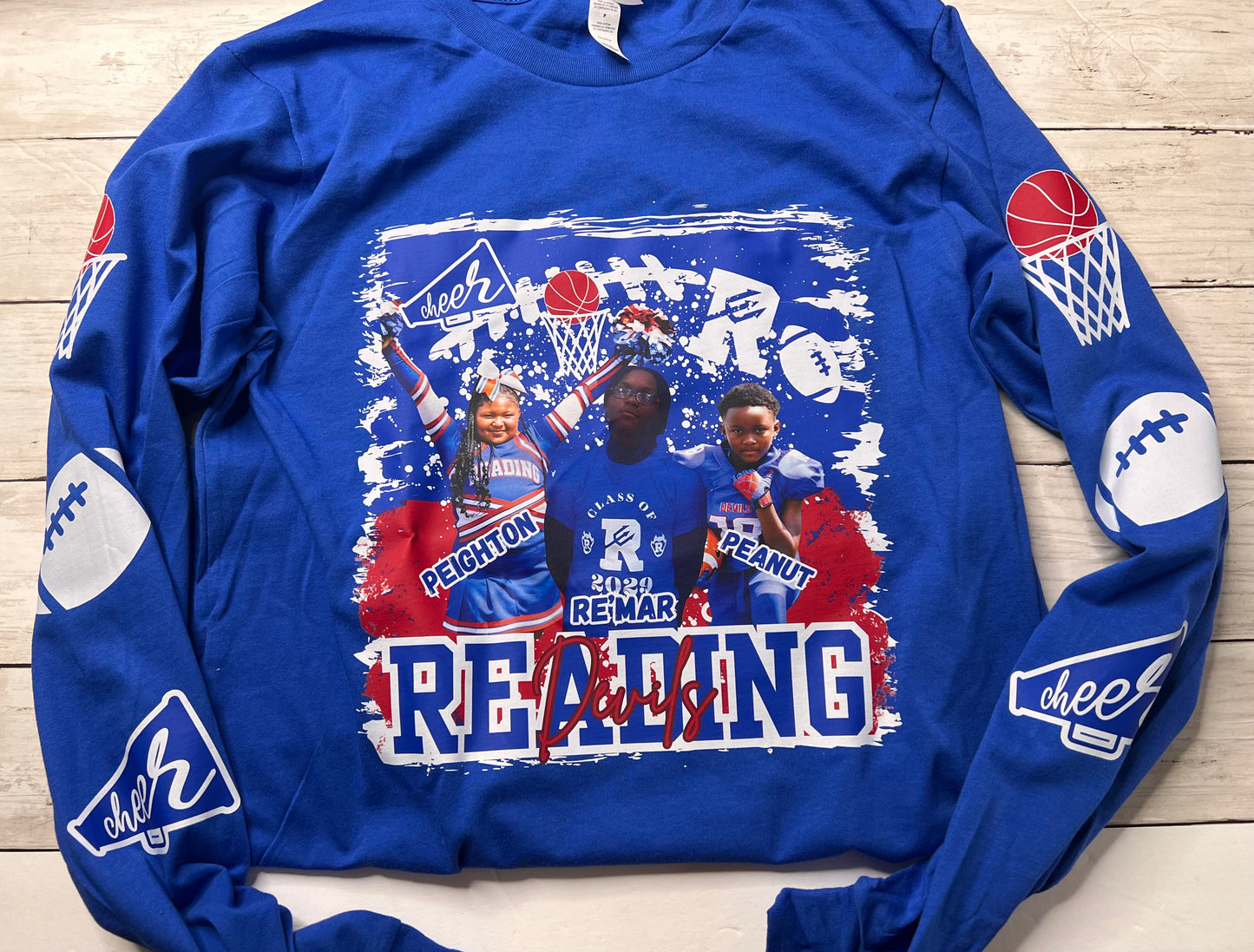 Custom Sports Mom & Dad Hoodie/Long Sleeve