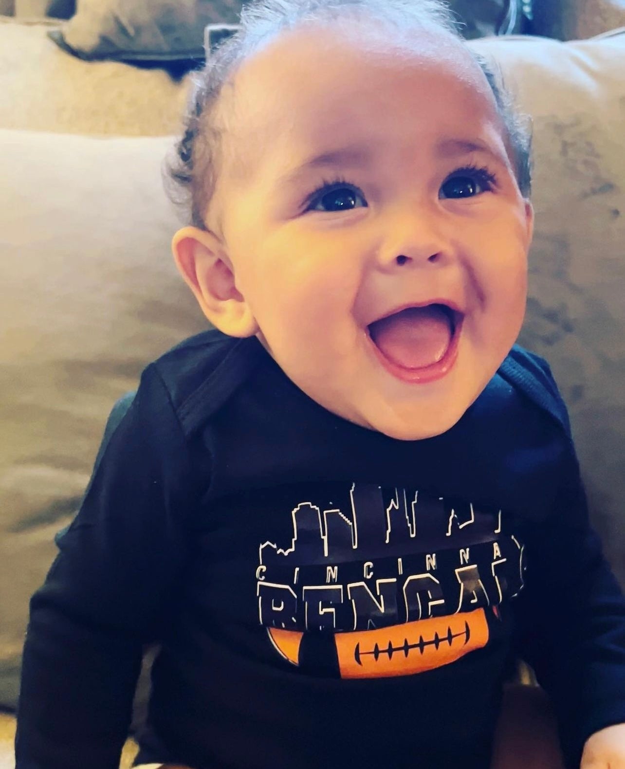 Long Sleeve Bengals Onesies