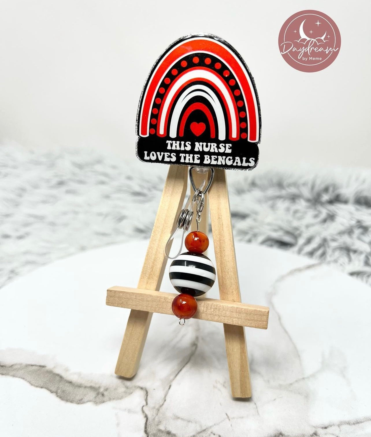 Bengals Nurse Badge Reel