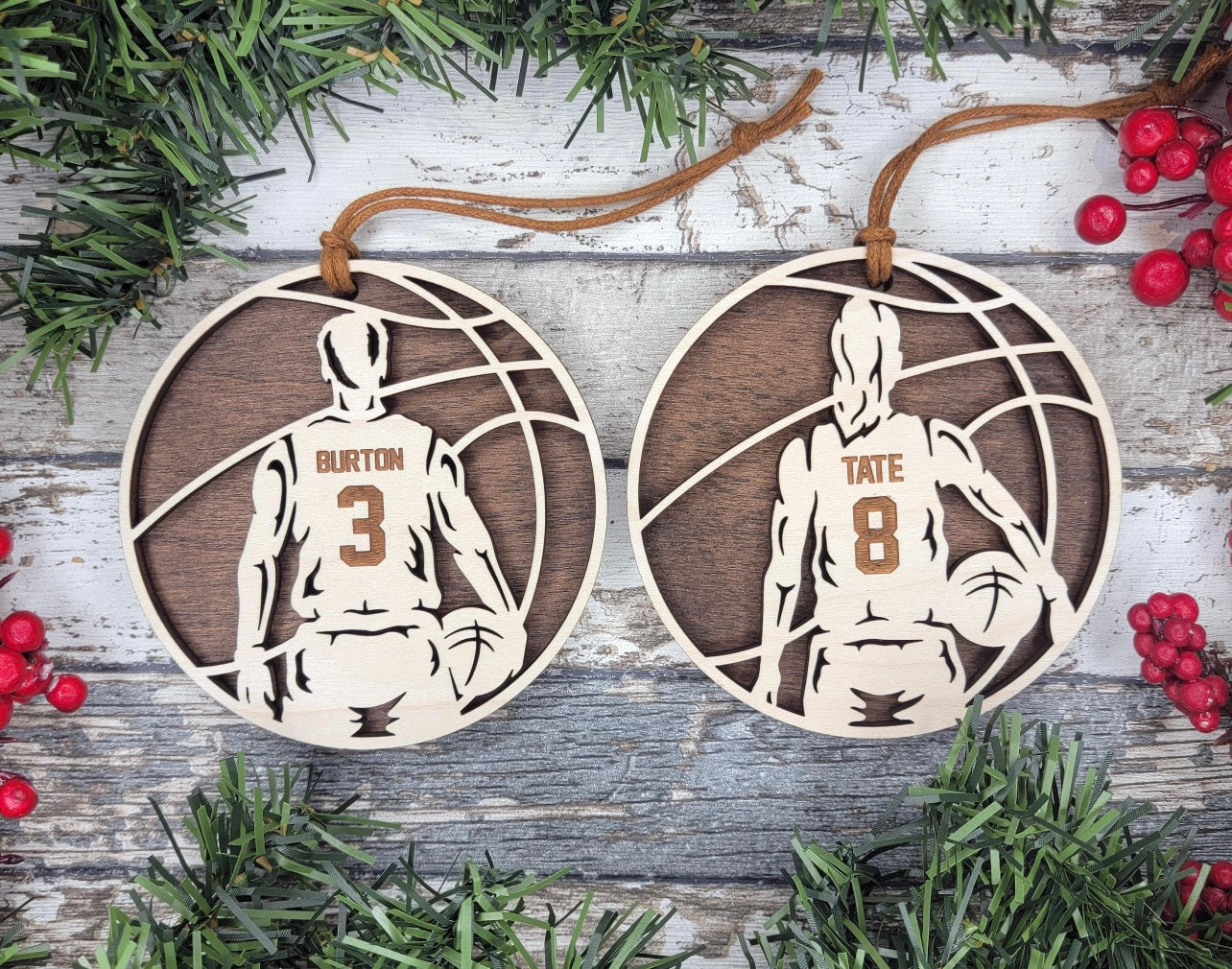 Personalized Sports Ornaments