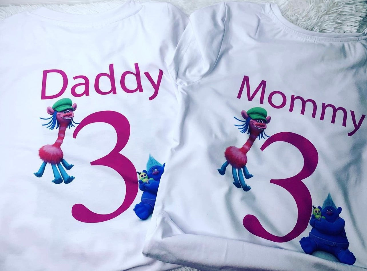 Custom Family Birthday Shirts