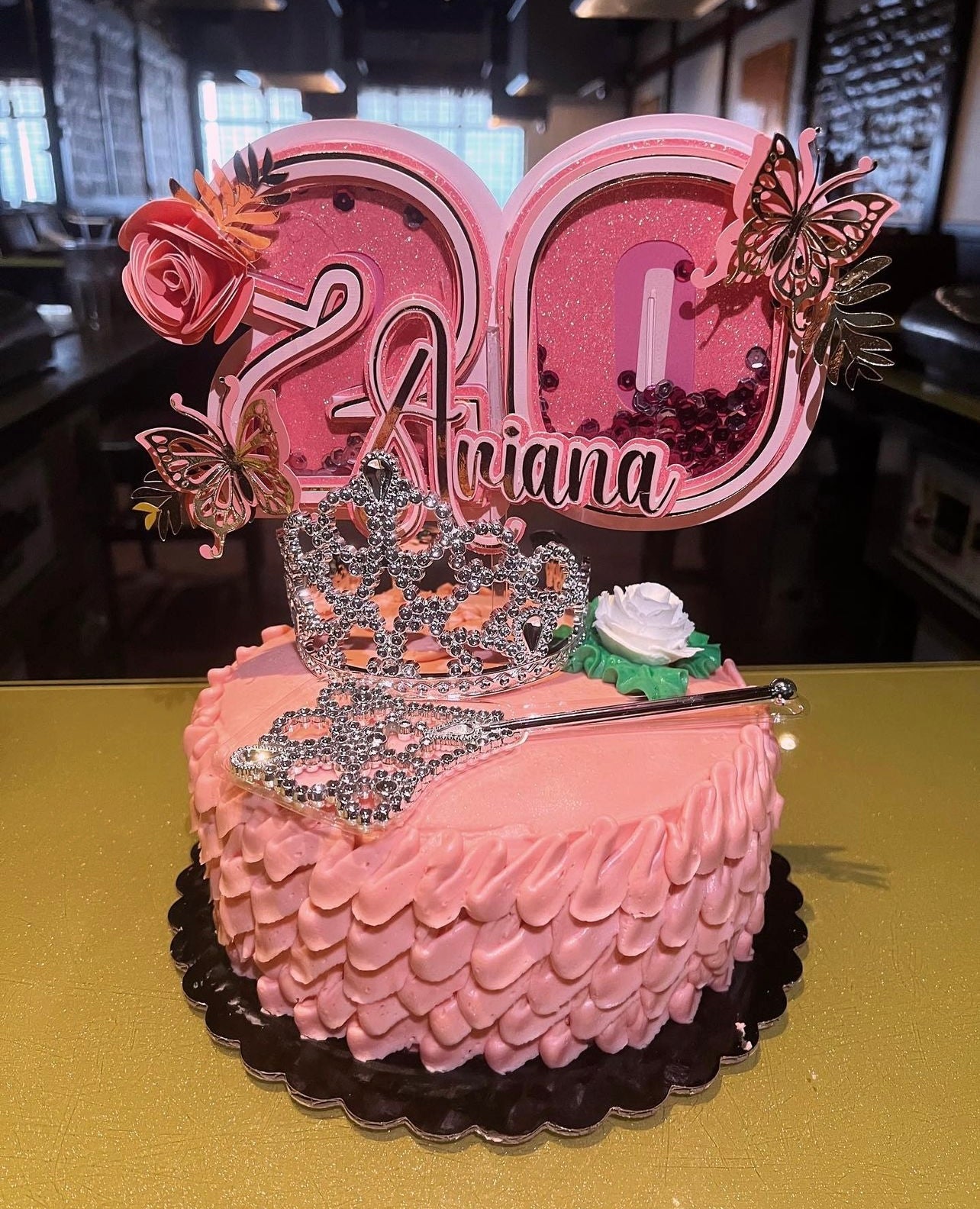 Princess Number Cake Topper