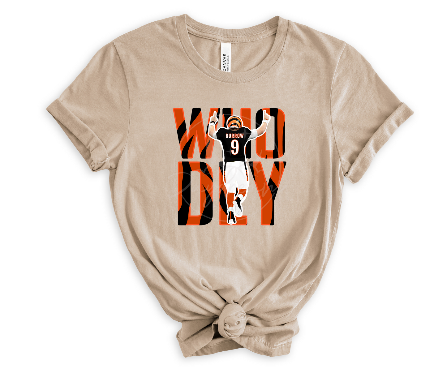 Burrow Who Dey T-shirt