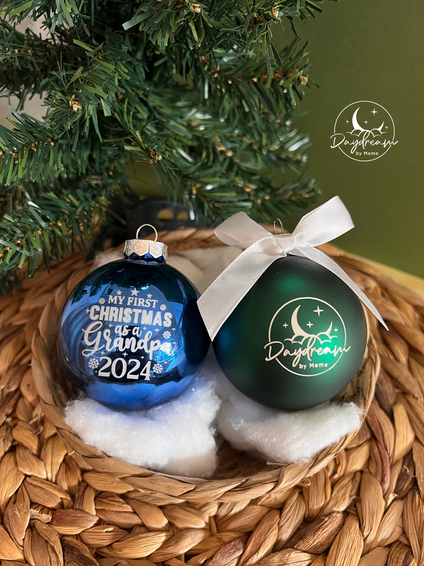 Custom Christmas Bulb Ornament