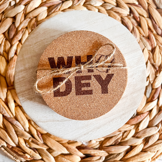 Who Dey Coaster Set