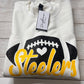Full Glitter Steelers Football Crewneck