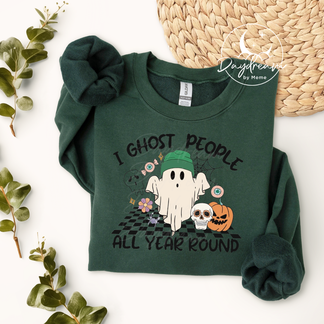 Ghost All Year Long Crewneck