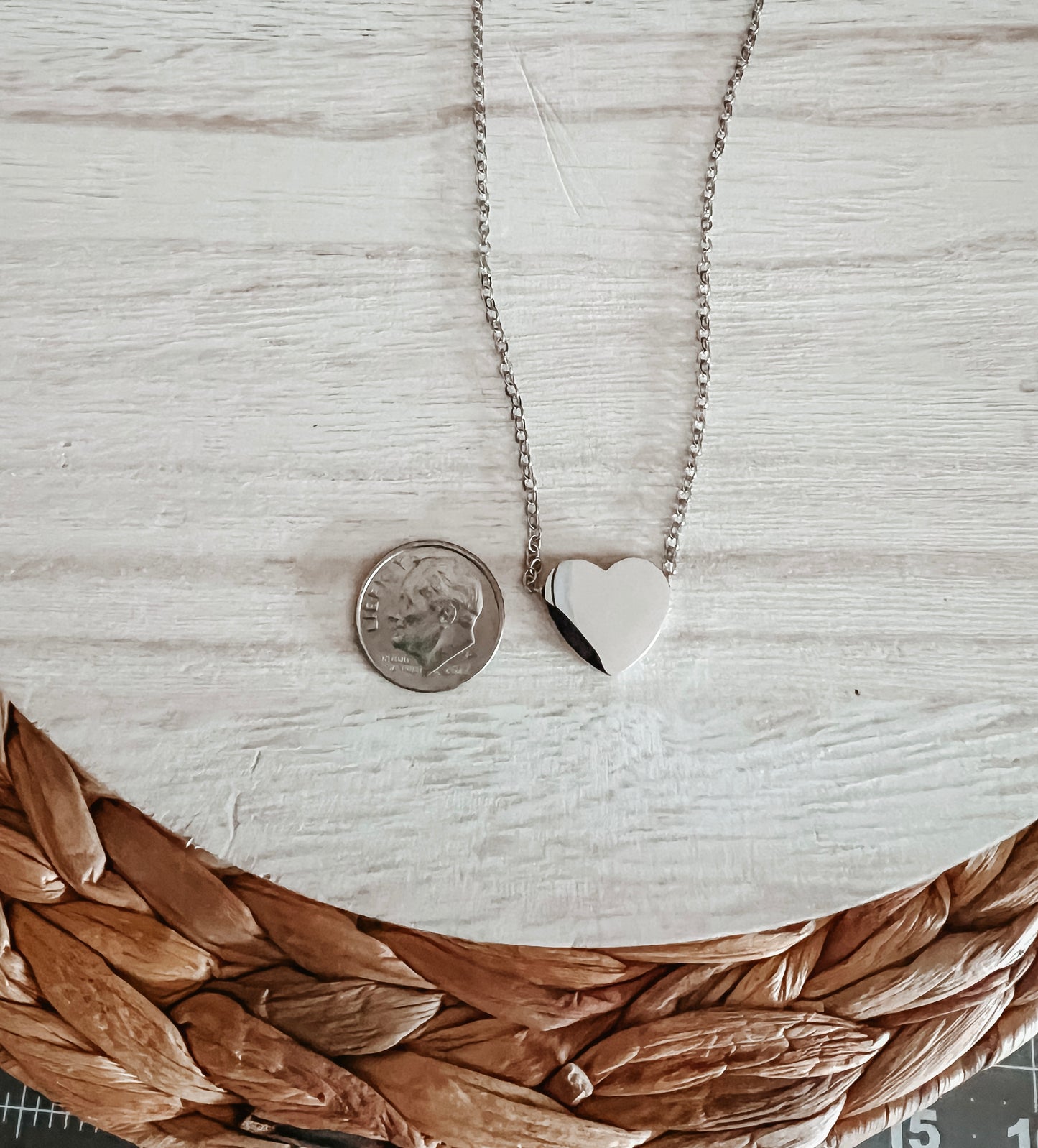 Small Heart Photo Necklace