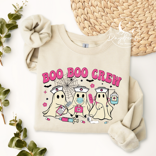 3 Ghost Boo Boo Crewneck