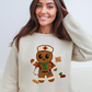Crochet “Magic”  Gingerbread Nurse Crewneck