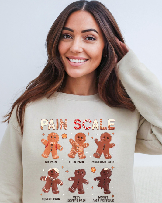 Gingerbread Pain Scale T-Shirt/Crewneck