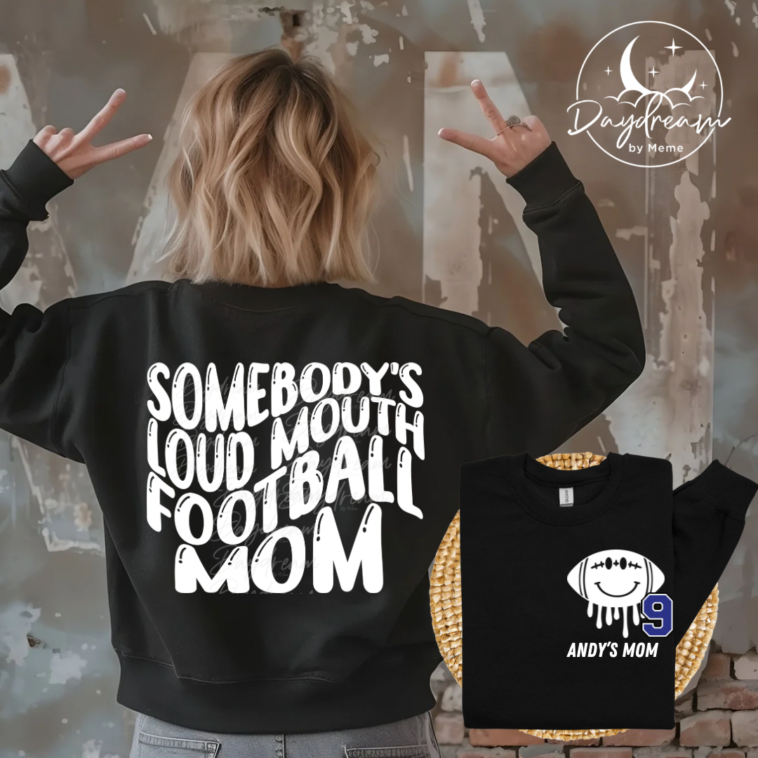 Loud Mouth Football Mom