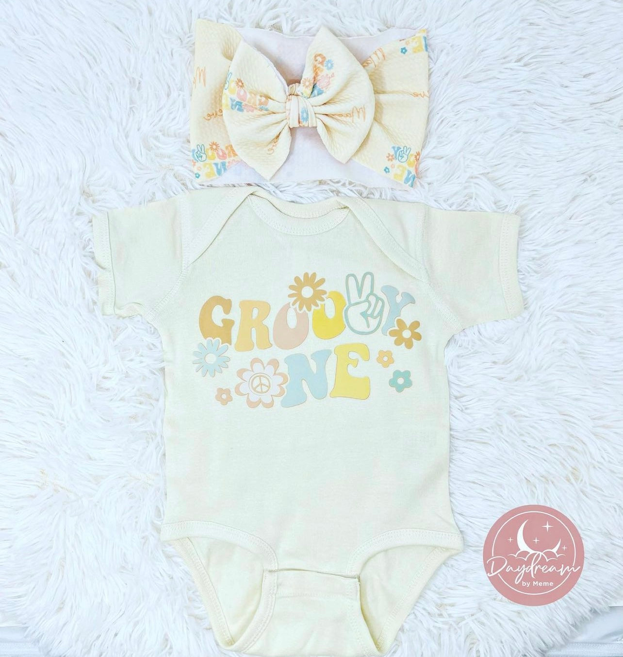 Groovy One Birthday Onesie