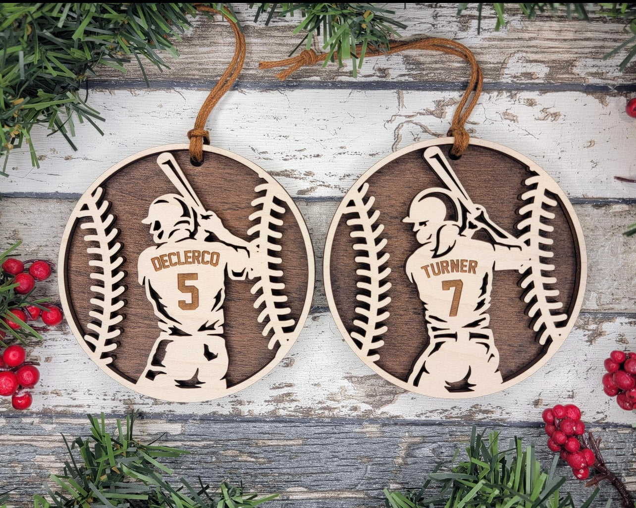 Personalized Sports Ornaments