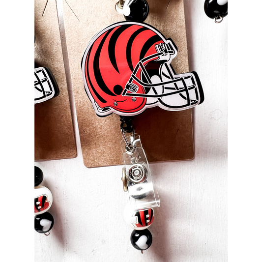 Bengals Helmet Badge Reel