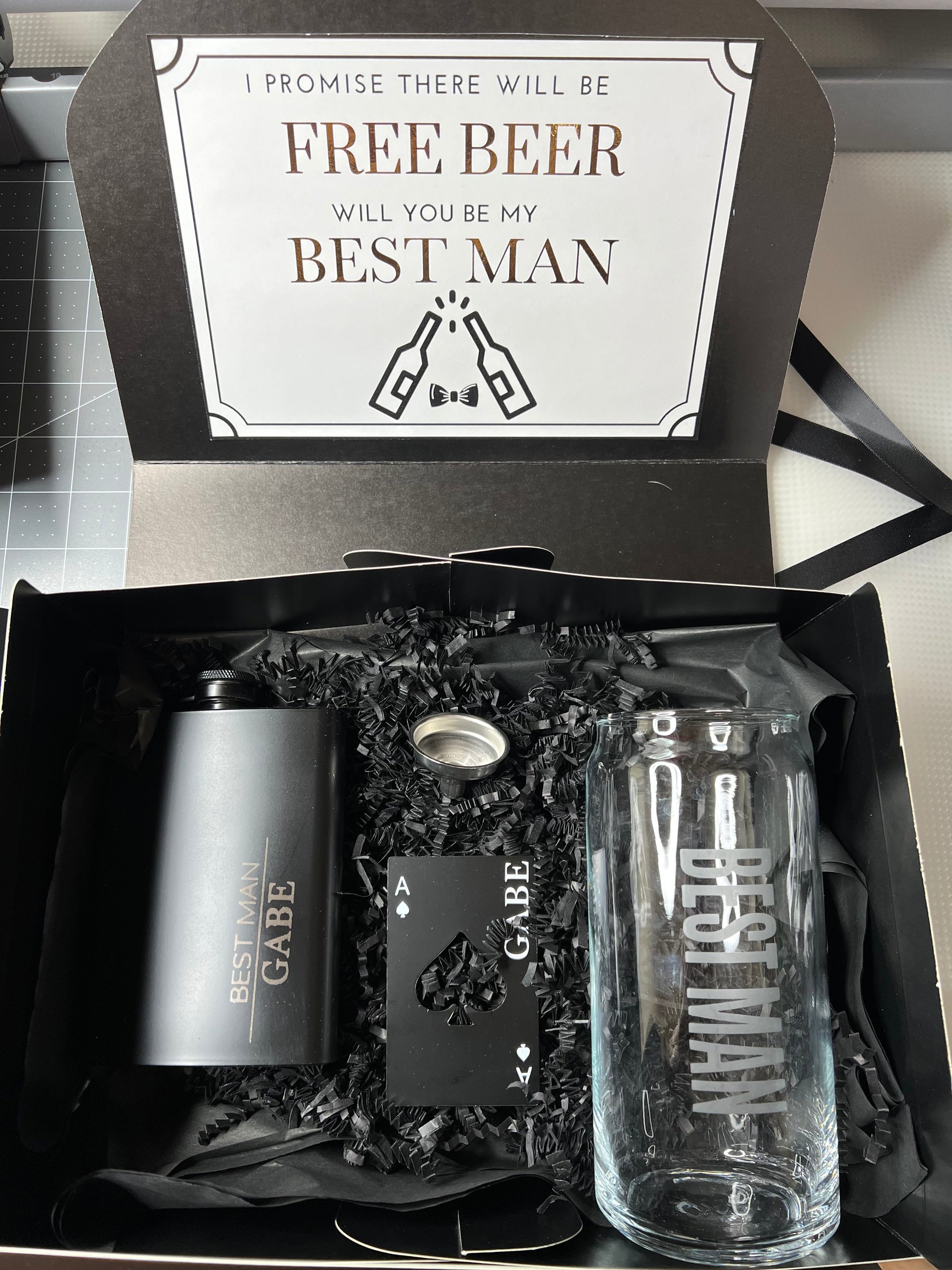 GROOMSMEN PROPOSAL BOX